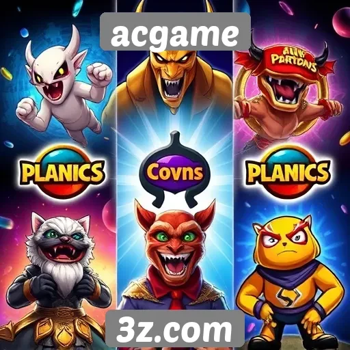 Comparativo de jogos disponíveis na plataforma acgame