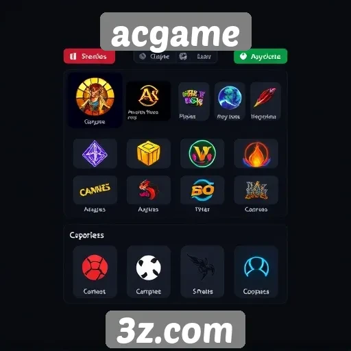 Mudanças na interface do usuário do acgame